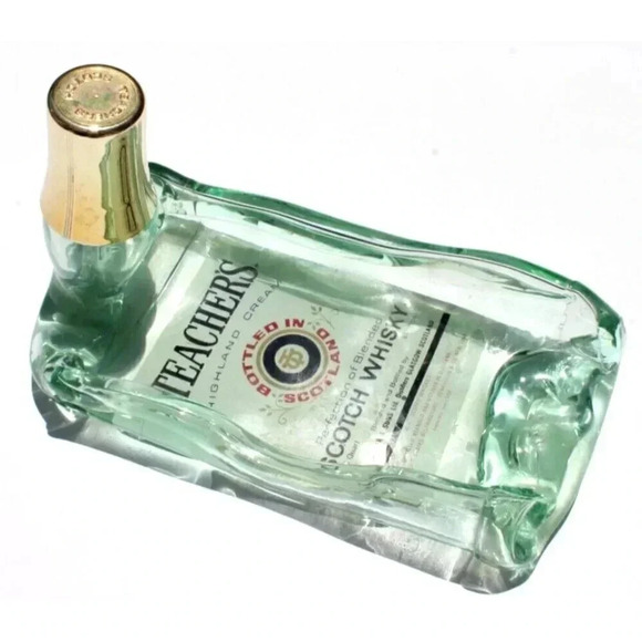 Vintage Whiskey Bottle Teacher’s Highland Cream Scotch Whiskey Ashtray - Picture 1 of 3